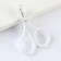 Children's scissors, manicure, with a cap, white color