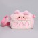 Children's "Bunny" bag, 18 cm, pink color