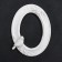 Photo frame "oval with birds" white