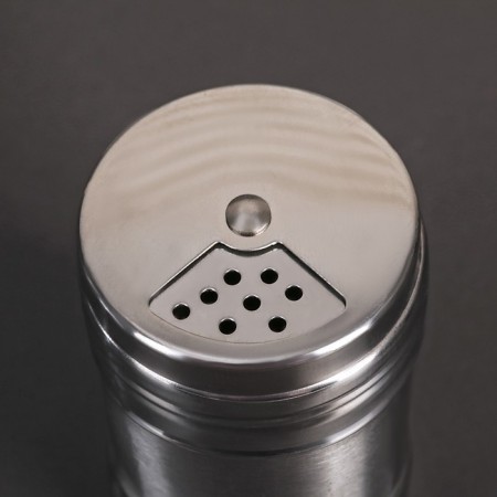 Solonka made of stainless steel "metallic", 200 ml, 5 × 9.5 cm, silver color-2