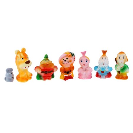 A set of rubber toys "Cat in boots"