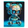 Notebook of 48 sheets in the skeleton cage, cover coated cardboard, UV-lak, mix