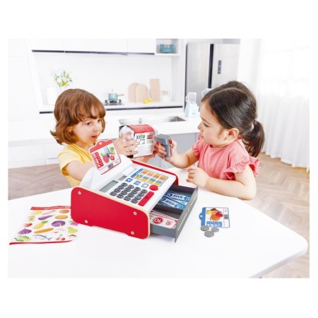 Set of game "Wooden Cashier", with light and sound-17