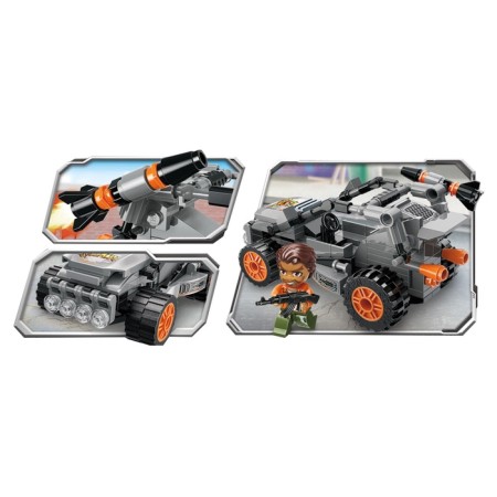 Block designer for boys Police, 127 parts-1