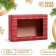The box is folding, the lid is, with the "New Year's atmosphere" window 30 x 20 x 9 cm