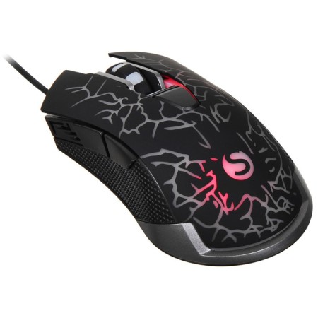 Mouse Sunwind SW-M705G black optical (3600DPI) USB for a laptop (6but)-5