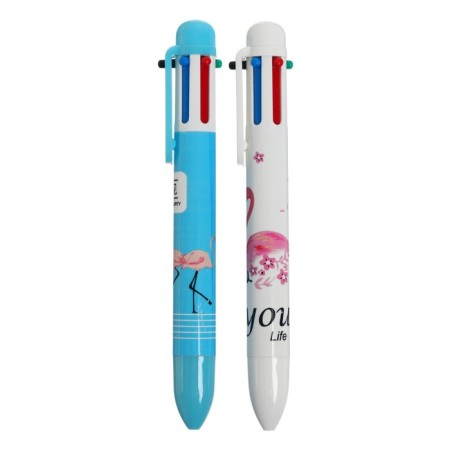 Handle Automatic "Flamingo" 6-colored, mix (barcode on a piece)