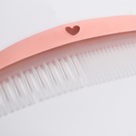 Set for hair care "Bunny Polly", comb and brush, pink color-2
