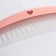 Set for hair care "Bunny Polly", comb and brush, pink color
