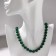 Beads ball No. 10 "Malachite, 60 cm