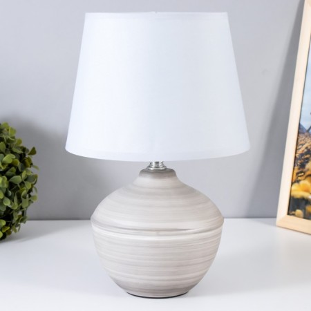 Gloria table lamp E14 40W gray 22.5x22.5x32 cm Risalux