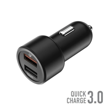 Car charger car Olmio Smart IC, 2 USB, 30 W, 5.4 A, QuickChaRge3.0