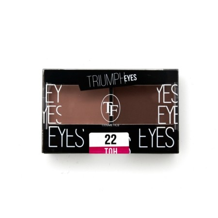 TF Eyes Eye Shadows, 2-Flower, Tone 22 beige and nut