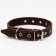 The collar is a single-layer leather, dimensionless, 56 x 2.5 cm, Osh 17-44 cm, brown
