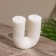 Candle "U" 3x7x8 cm, Coic wax