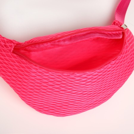 Lightning waist bag, pink color-4