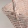 A set of baskets of 3 pcs, 34x26x14xh35cm, natural, willow