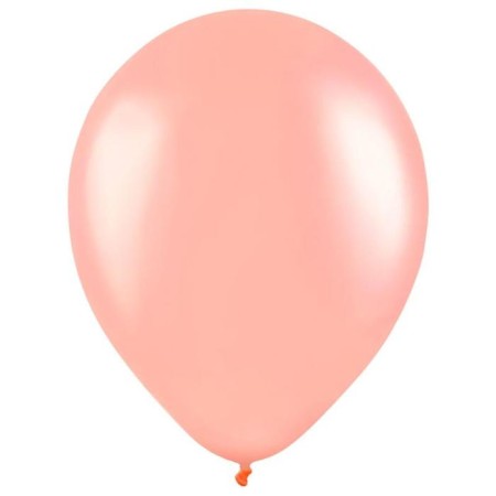Latex ball 12 ", metal, set of 100 pcs., Pink gold-1