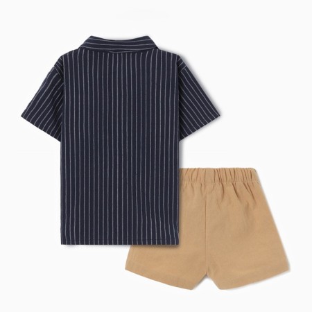 Kids' costume (shirt and shorts) I, R. 74-80, blue-4