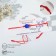 Bracelet-reinforcing "red thread" cat eyes, dark blue color, d = 8