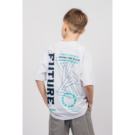 T -shirt for a boy, height 176 cm, white color-1