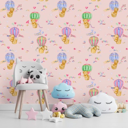 Paper wallpaper "Bear" C14-752F-03, 0.53x10.05m-1