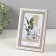 Photo frame plastic 10x15 cm "Golden brackets. Double" gray 12.6x17.5 cm