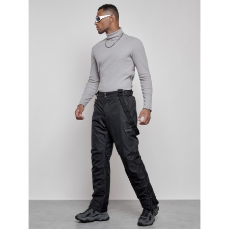 Semi -combinezone ski insulated male winter, size 52, black color-5