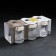 Set of stacks "Flora", 50 ml, with engraving and spraying, 6 pcs