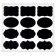 The stickers are waterproof, a set of sheets is 5 pcs., Cretaceous marker, size 1 stickers - 60 × 40 mm