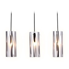 Suspended lamp with a replaceable lamp Ambrella Light, Traditional, TR3590, 3HE27, Color Chrome