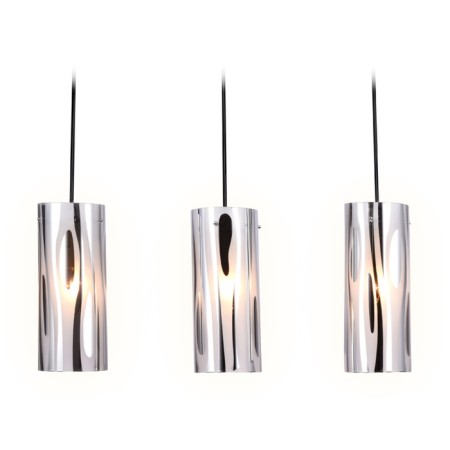 Suspended lamp with a replaceable lamp Ambrella Light, Traditional, TR3590, 3HE27, Color Chrome