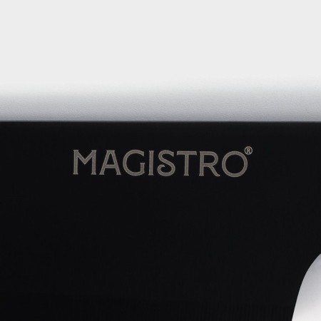 Knife chef kitchen Magistro Dark Wood, blade length 20.3 cm-3