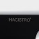 Knife chef kitchen Magistro Dark Wood, blade length 20.3 cm
