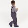 Pants are children insulated, graphite color, height 98 cm