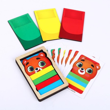 Board game. Repeat on the sample "Mishutka"-4