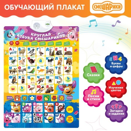 Electronic Poster "Smeshariki: Round ABC of Smesharikov"