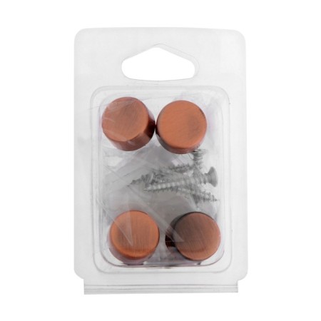 Mirror holder (art. 1189), d = 17 mm, without drilling, color copper, 4 pcs.-4