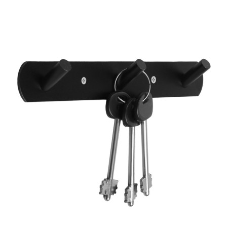 Cappio CVT001 hanger, metallic, three -horn, black color-2