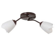Onyx chandelier 2x15W E27 15W brown 50x15x15cm Bayerlux