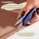 Scissors for cutting threads, 10.5 cm, blue color
