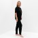 Female set (T -shirt/pants), black color, size 48