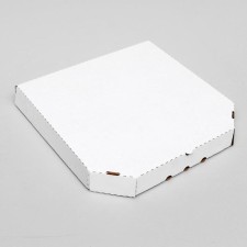 Pizza box, white, 32.5 x 32.5 x 4 cm
