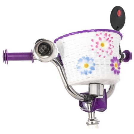 Bicycle 16 "Novatrack butterfly, white/purple color-6