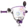 Bicycle 16 "Novatrack butterfly, white/purple color