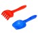 Avgdake sandbox set, with molds, 9 items