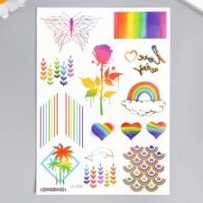 Tattoo on the body color 