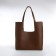 Women's bag-bag on a magnet, cosmetic bag, brown color