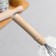 Whisk for whipping with a wooden pen "Classic", 27 cm