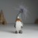 Suvenir Polystone "Santa Claus in a cap with a heart, with an asterisk" mix 4.5x3x11 cm